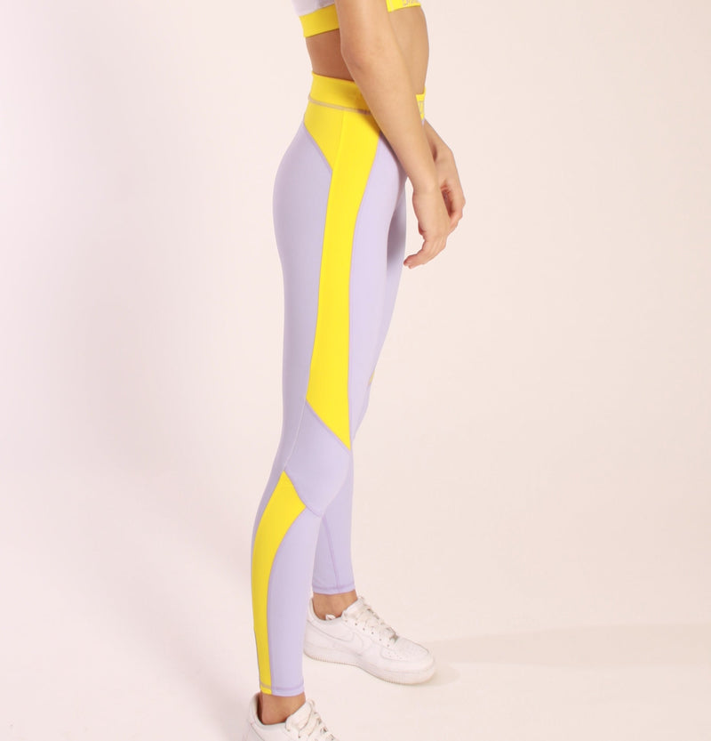 Tight Volcano Lavendel High Waist Sporthose Trainingshose — Ansicht 2