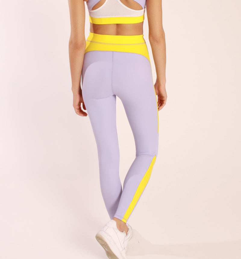 Tight Volcano Lavendel High Waist Sporthose Trainingshose — Ansicht 3