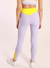 Tight Falmouth Lavendel – High Waist | Schnell trocknend | Nachhaltig — Ansicht 2