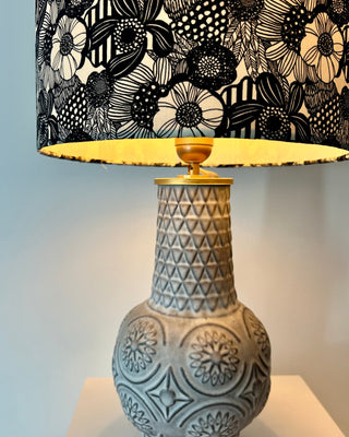 Bodo Mans for Bay Keramik: Neue Vasenlampe aus Vintage Keramik mit Sammlerwert
