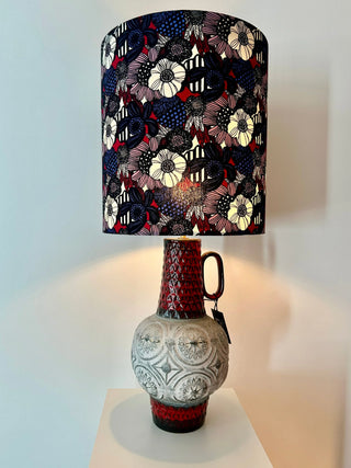 Große Bay-Keramik Lampe – Brutalismus | Fat Lava | Mid Century