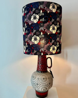 Große Bay-Keramik Lampe – Brutalismus | Fat Lava | Mid Century