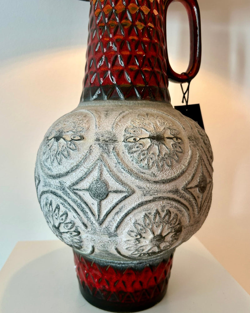 Große Bay-Keramik Lampe Brutalismus Fat Lava Mid Century 41 cm — Ansicht 4