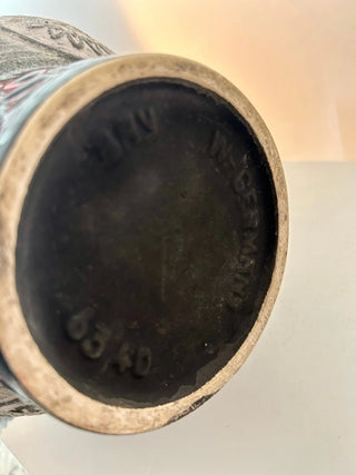 Große Bay-Keramik Lampe – Brutalismus | Fat Lava | Mid Century