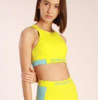 Sports Bra Lipari Apple Green – Mittelstarker Halt mit ECONYL® — Ansicht 1