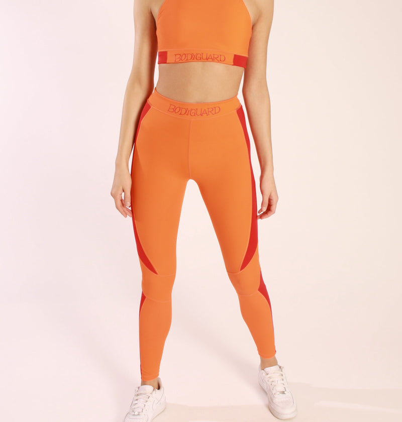 Tight Volcano Orange – High Waist Leggings | Nachhaltig | BODY Guard — Ansicht 3
