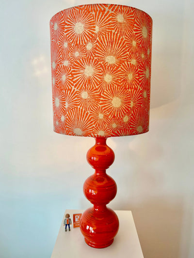 Space Age Floor Lamp Kaiser Leuchten Fire Red – Bubble Design Original Kaiser Idell