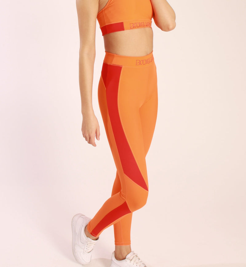 Tight Volcano Orange – High Waist Leggings | Nachhaltig | BODY Guard — BODY Guard Activewear