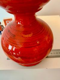 Space Age Floor Lamp Kaiser Leuchten Fire Red – Bubble Design Original Kaiser Idell — Ansicht 13