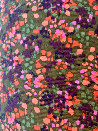 Tischlampe Luna – Scheurich Fat Lava | Dunkellila & Orange | Mid Century