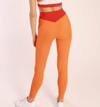 Tight Falmouth Orange – High Waist Leggings | Nachhaltig ECONYL — Ansicht 2