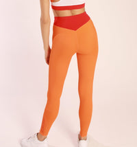 Tight Falmouth Orange – High Waisted Leggings | Sustainable ECONYL — Ansicht 6