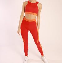 Tight Volcano Red – Sport Leggings High Waist | Made in Germany — Ansicht 1
