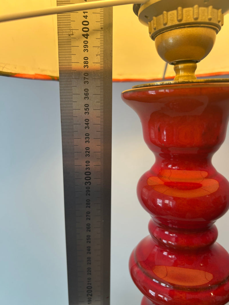 Fat Lava Floor Lamp Pagoda Style Red - Hustadt Leuchten Mid Century 82 cm — Ansicht 12