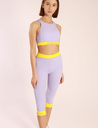 Capri Stratoni Lavender – High Waist Sports Leggings | ECONYL® | Sustainable Activewear — Ansicht 14