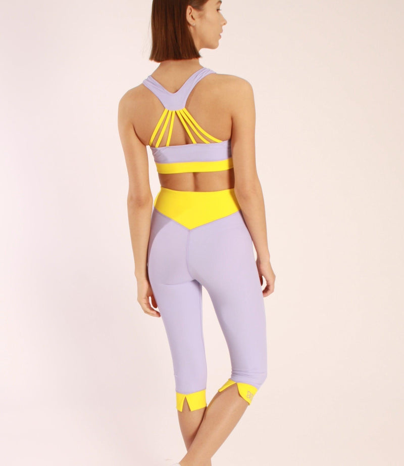 Capri Stratoni Lavender – High Waist Sports Leggings | ECONYL® | Sustainable Activewear — Ansicht 11