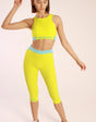 Capri Stratoni High Waist – Apple Green Bund aus ECONYL®
