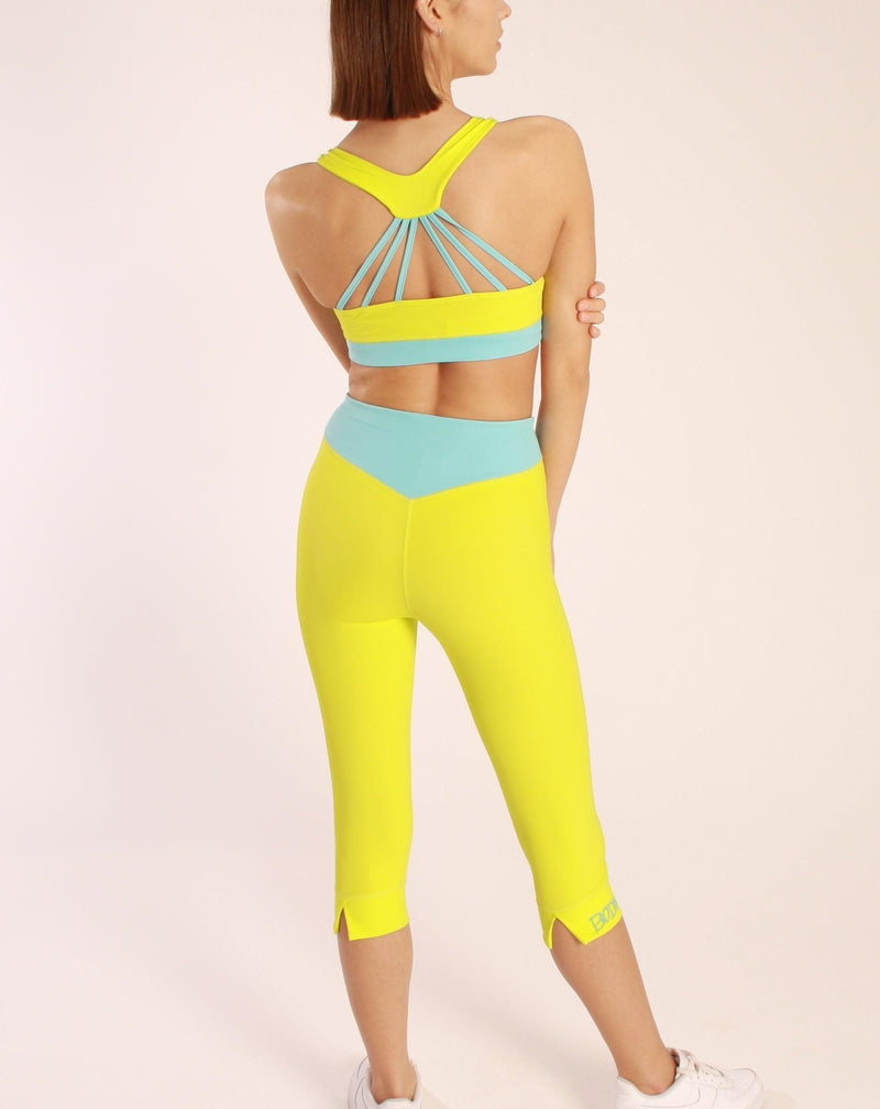 Capri Stratoni High Waist – Apple Green waistband made of ECONYL® — Ansicht 3