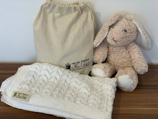 Baby Strickdecken Baumwolle – Handgefertigt | Weich & Hautfreundlich | Perfektes Geschenk