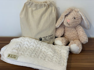 Baby Strickdecken Baumwolle – Handgefertigt | Weich & Hautfreundlich | Perfektes Geschenk