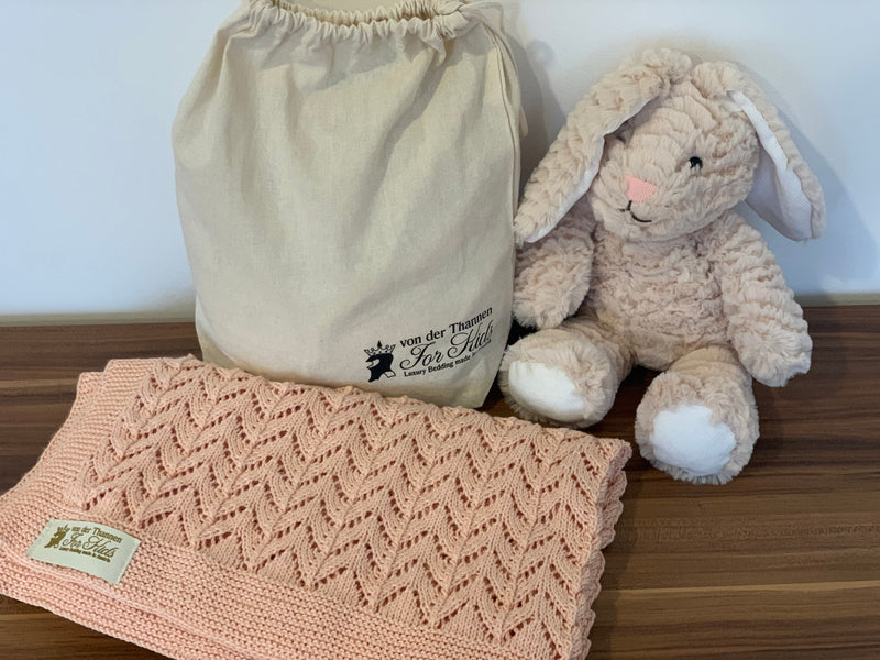 Baby Knit Blankets Cotton – Handcrafted in Austria | Soft & Skin-friendly — Ansicht 2