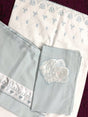 Kinderbettwäsche 3-teiliges Set – 100 % Mako-Baumwolle | Satin | Baumwollspitzen