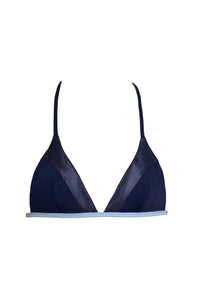 Fiji Bikini Top Night Blue ECONYL® – UV Protection & Chlorine Resistant — Ansicht 5