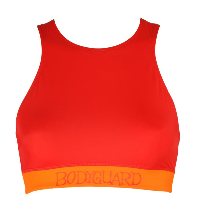 Sports Bra Lipari – Rot | High Neck | Recyceltes ECONYL® — Ansicht 4