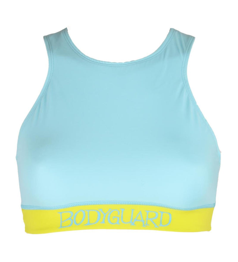 Sports Bra Lipari Pale Blue – High Neck | Recycled ECONYL® | BODY Guard — Ansicht 4