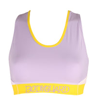 Sports Bra Eyemouth Lavender – Underbust band, Mesh back, ECONYL® — Ansicht 4