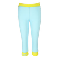 Capri Stratoni Pale Blue – ¾ Sports Trousers High Waist | ECONYL® Contrast Waistband — Ansicht 5