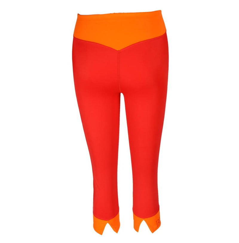Capri Stratoni Red – High Waist Leggings mit Kontrastbund — Ansicht 5