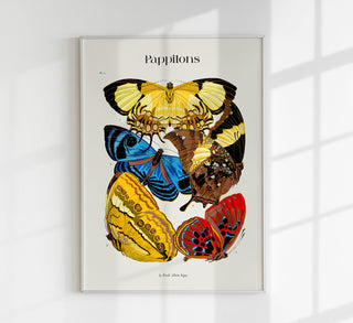 Pappilons by Séguy Art Poster