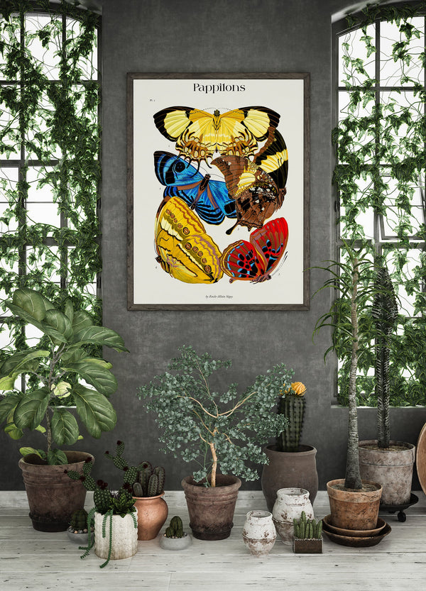 Pappilons by Séguy Art Poster – Art Print Butterflies