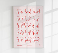 No Bra Club No. 2 Poster – Hand-printed Berlin — Ansicht 1