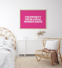 Support your local Women Gang No. 2 – Poster by Patroa Studio — Ansicht 2