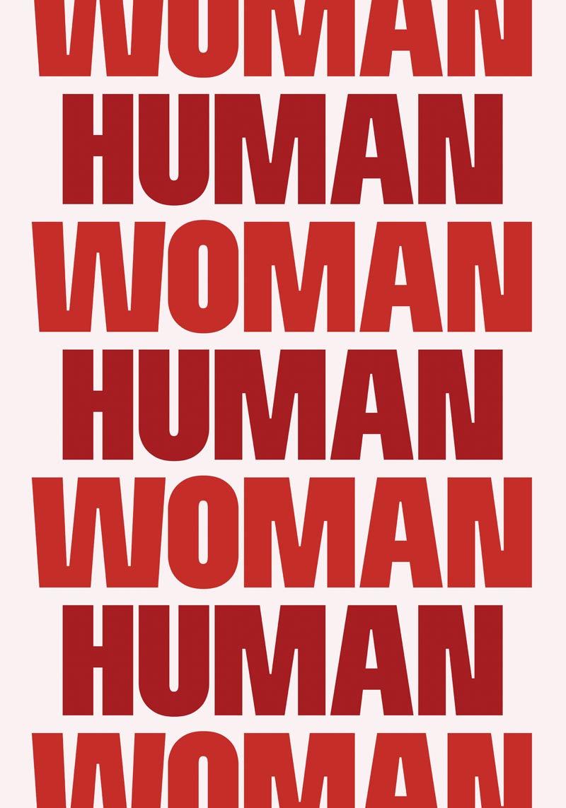 Sale: Woman Human A2 Canvas Print – Bruna Silva Berlin — Ansicht 2