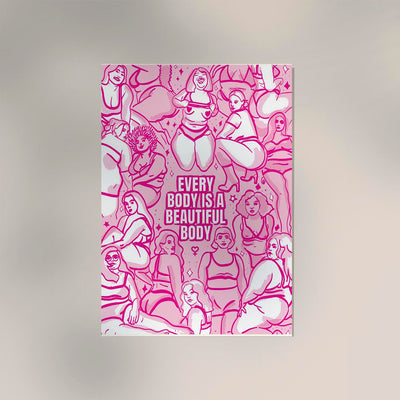 Beautiful Body Poster - Art Print by Bruna Silva