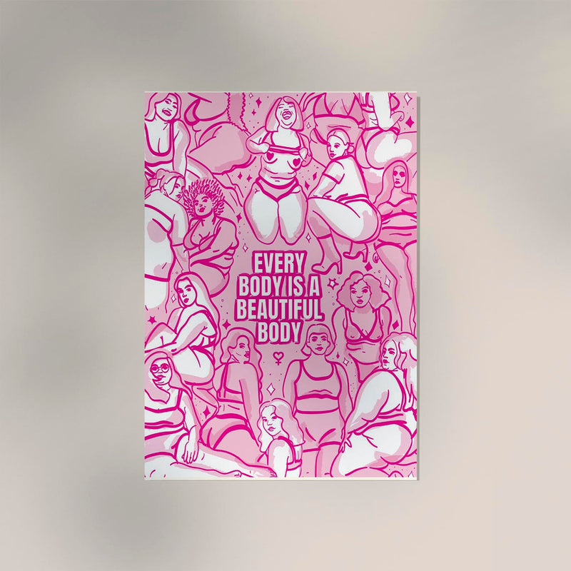 Beautiful Body Poster - Art Print by Bruna Silva — Ansicht 3