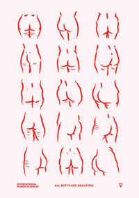 Butts Chart by International Women in Berlin - Art Print on Archival Paper — Ansicht 4