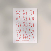 Butts Chart by International Women in Berlin - Art Print on Archival Paper — Ansicht 3