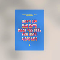 Bad days Poster – Kunstdruck von Bruna Silva, Berlin — Ansicht 3
