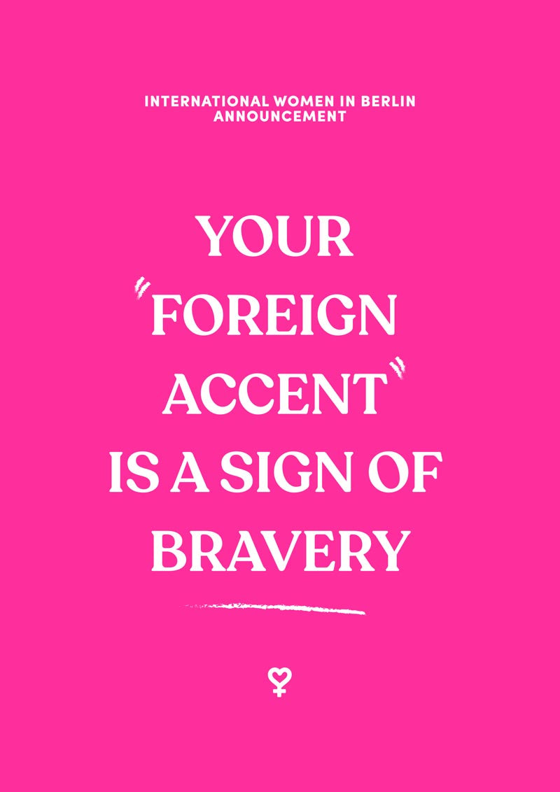 Foreign Accent Pink Poster – Handgedruckt Berlin — Ansicht 4