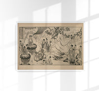 Buddha Scene Poster – Meditativ, Symbolisch, Fine Art — Ansicht 1