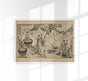 Buddha Scene Poster – Meditativ, Symbolisch, Fine Art
