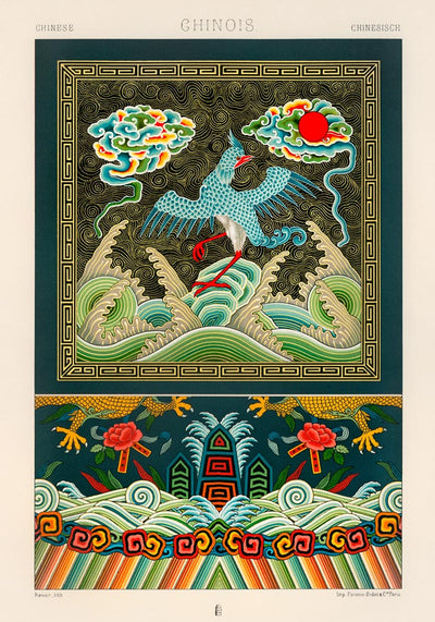 Collage Chinois Poster – japanischer Kunstdruck
