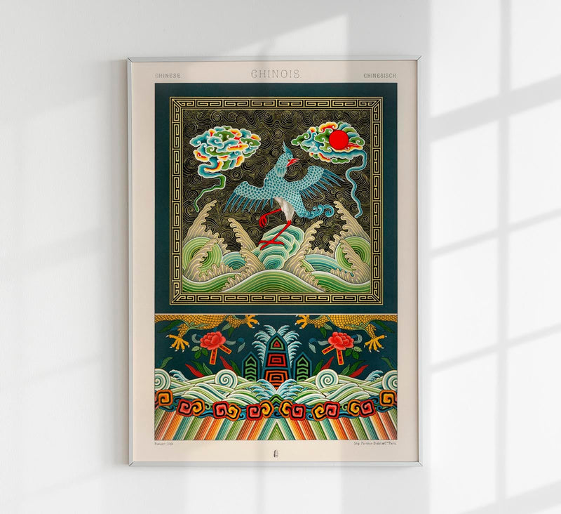 Collage Chinois Poster – japanischer Kunstdruck — Patroa Studio