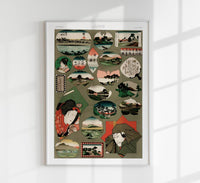 Collage Japan Poster – Japanese Art Prints Handmade Berlin — Ansicht 1