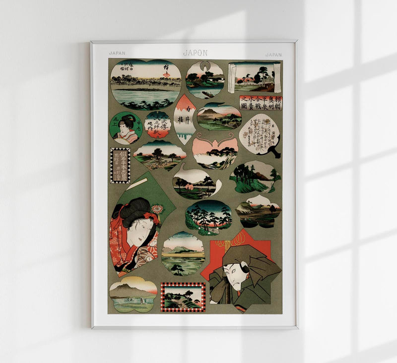 Collage Japan Poster – Japanese Art Prints Handmade Berlin — Patroa Studio