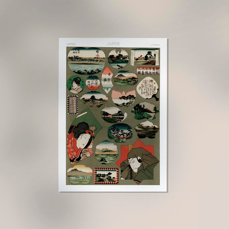 Collage Japan Poster – Japanese Art Prints Handmade Berlin — Ansicht 2